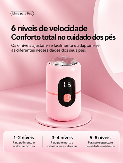 Lima Elétrica para Pés Profissional